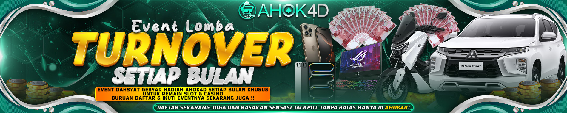 AHOK4D | Event Lomba Turnover Slot